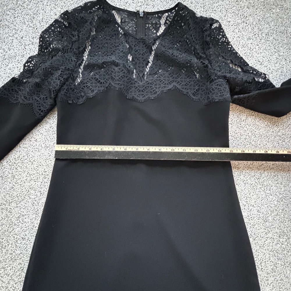 Diane von Furstenberg Dahlia Black Lace Dress Sz 2 Romantic Whimsygoth NWT $425 - Picture 8 of 16